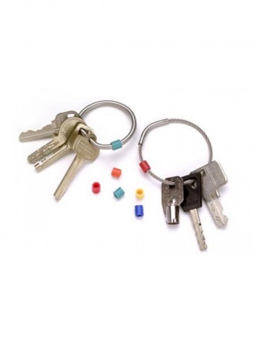 LOT DE 10 à 100 ANNEAUX PORTE CLÉS CLEFS MÉTAL ACIER INOXIDABLE