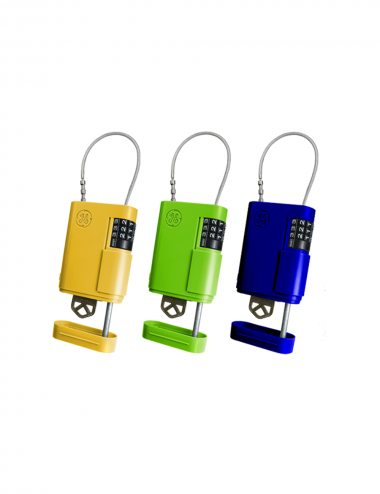 3 couleurs de cache clef cadenas